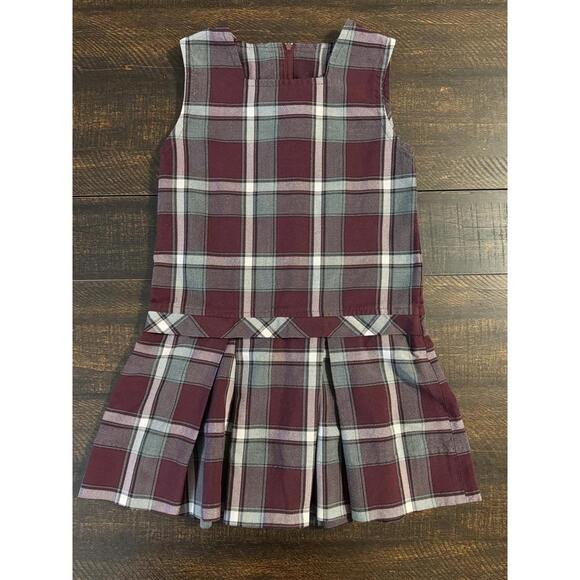 Lot of 2 Plaid School Uniform Jumpers Dennis True Grits Size 4 & 6 Pleated Dress - Picture 10 of 14